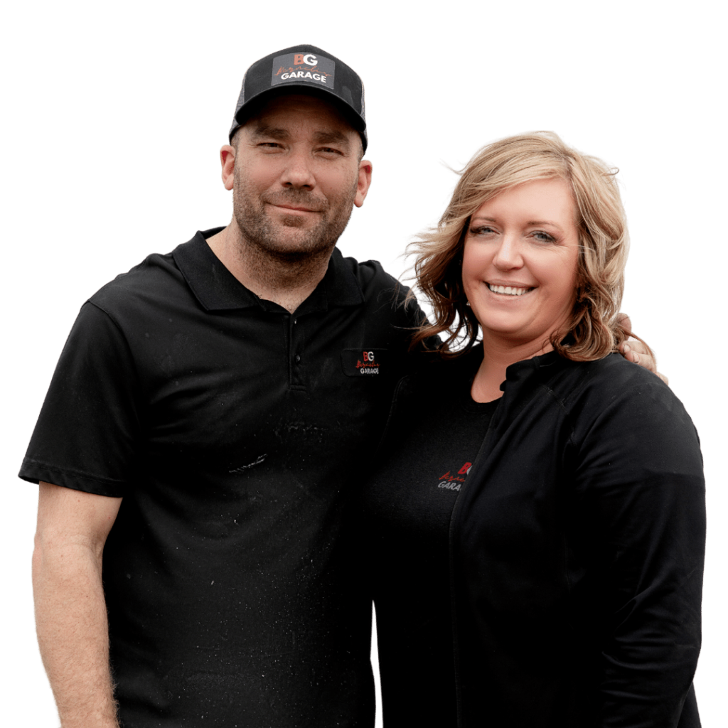Jason and Heather - Owners of Bernelis Garage in Bay City, MI